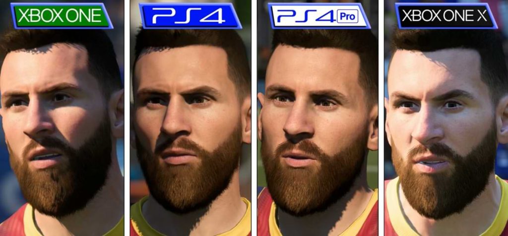 This is FIFA 21 on the different current consoles