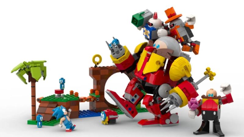 Lego and Sega team up to create a Sonic set