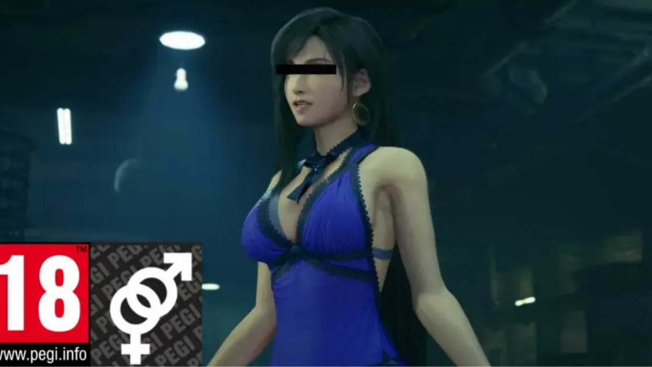 A hentai video of Tifa (Final Fantasy VII) sneaks into a meeting of the Italian Senate